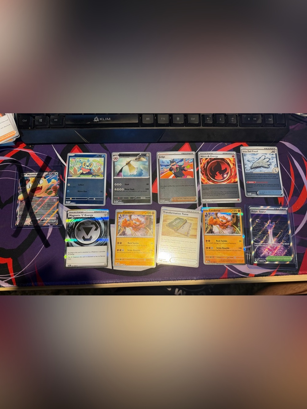 Pokémon TCG Collector Card Lot - Assorted Colorful Holo Cards Perfect Order Set